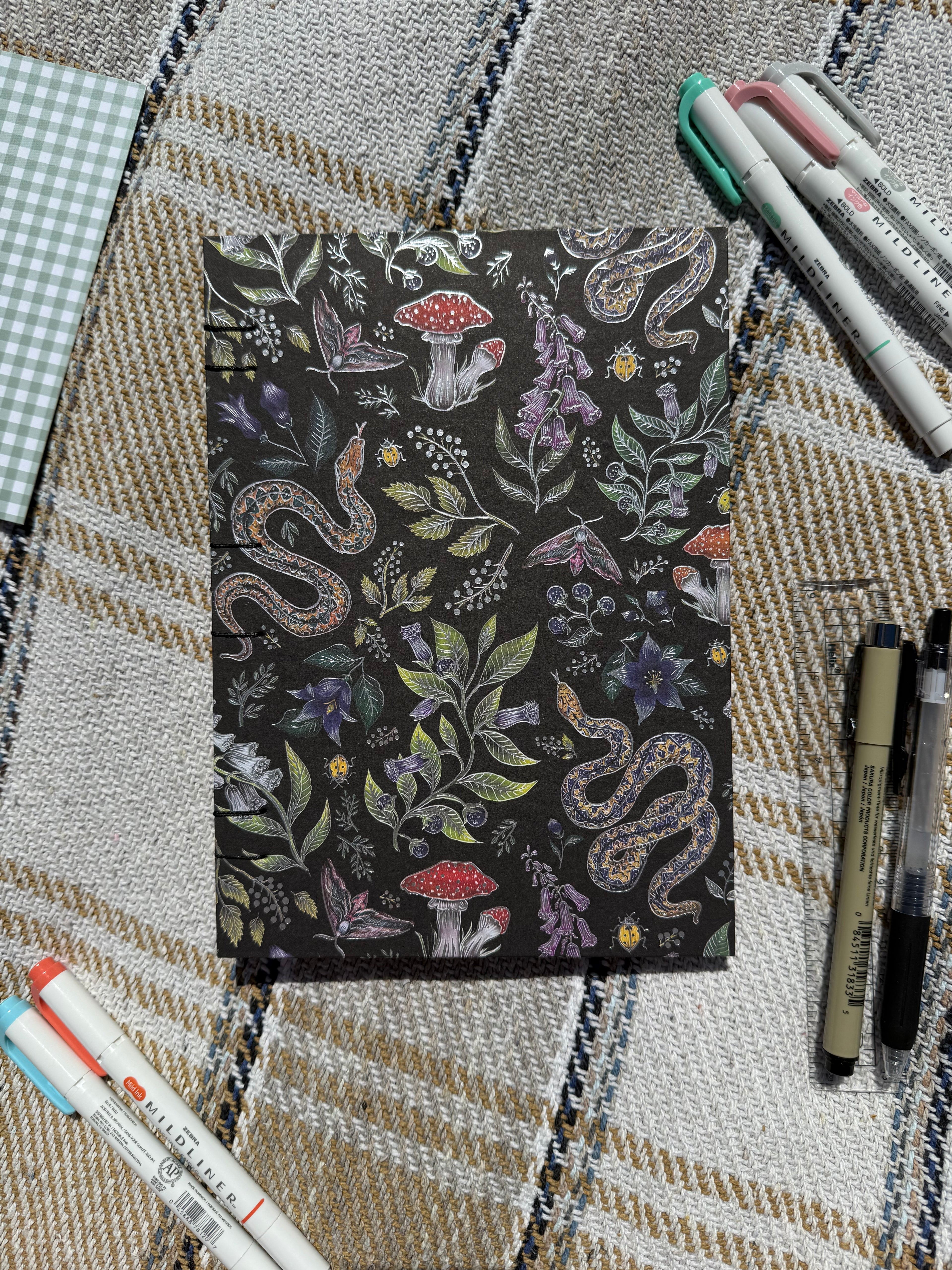 Hand sewn journals - special spine