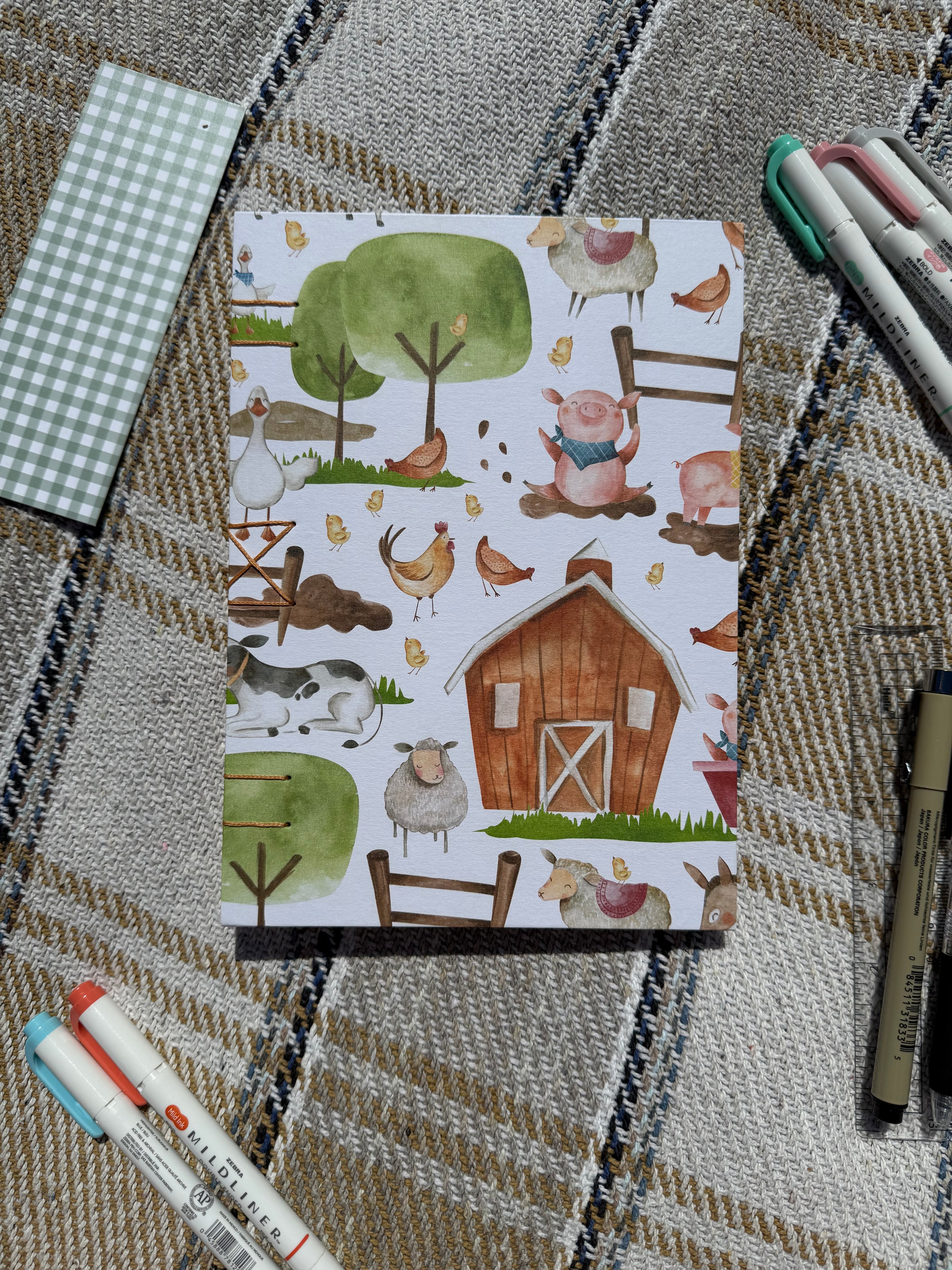 Hand sewn journals - special spine
