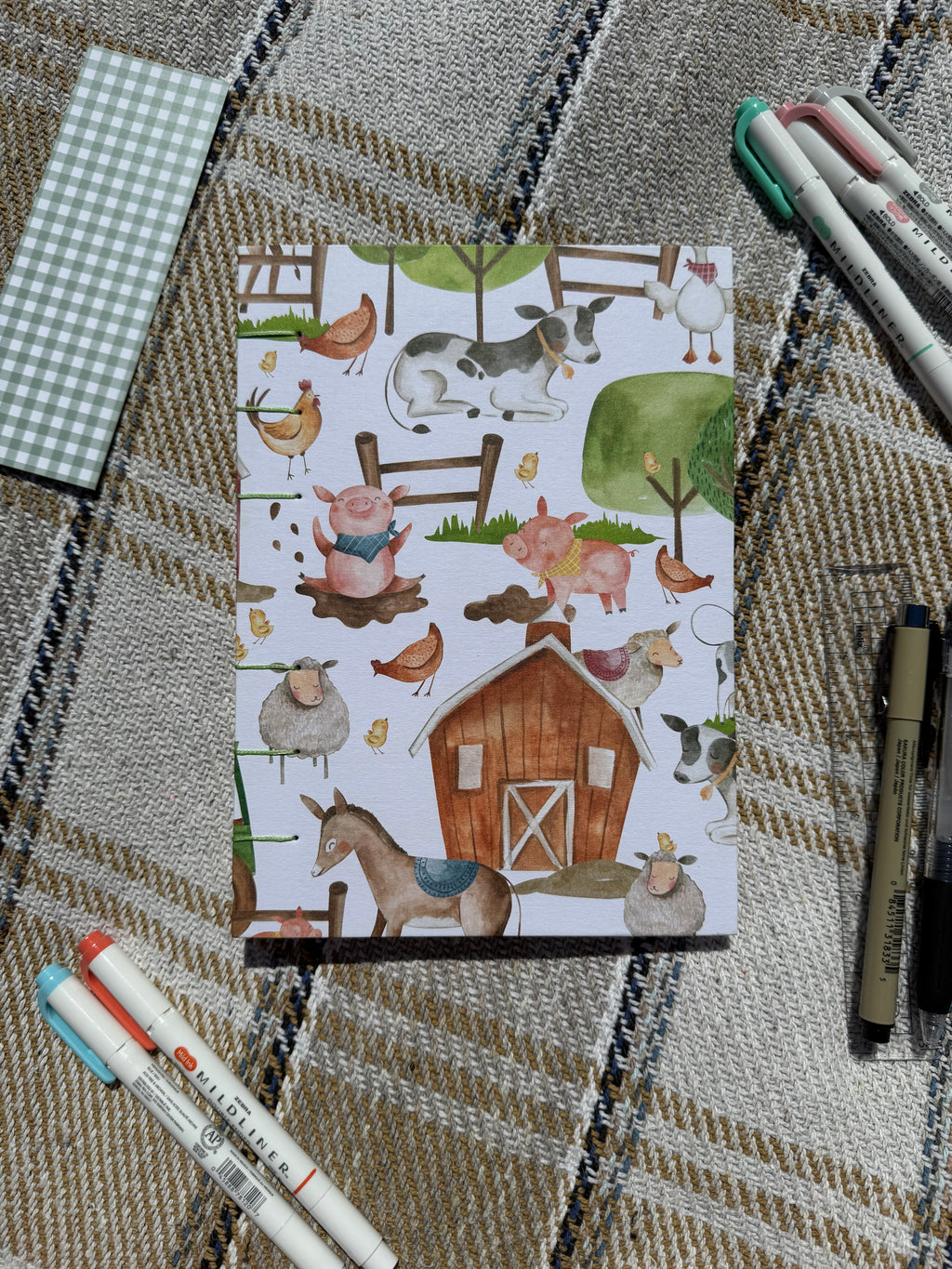 Hand sewn journals - special spine