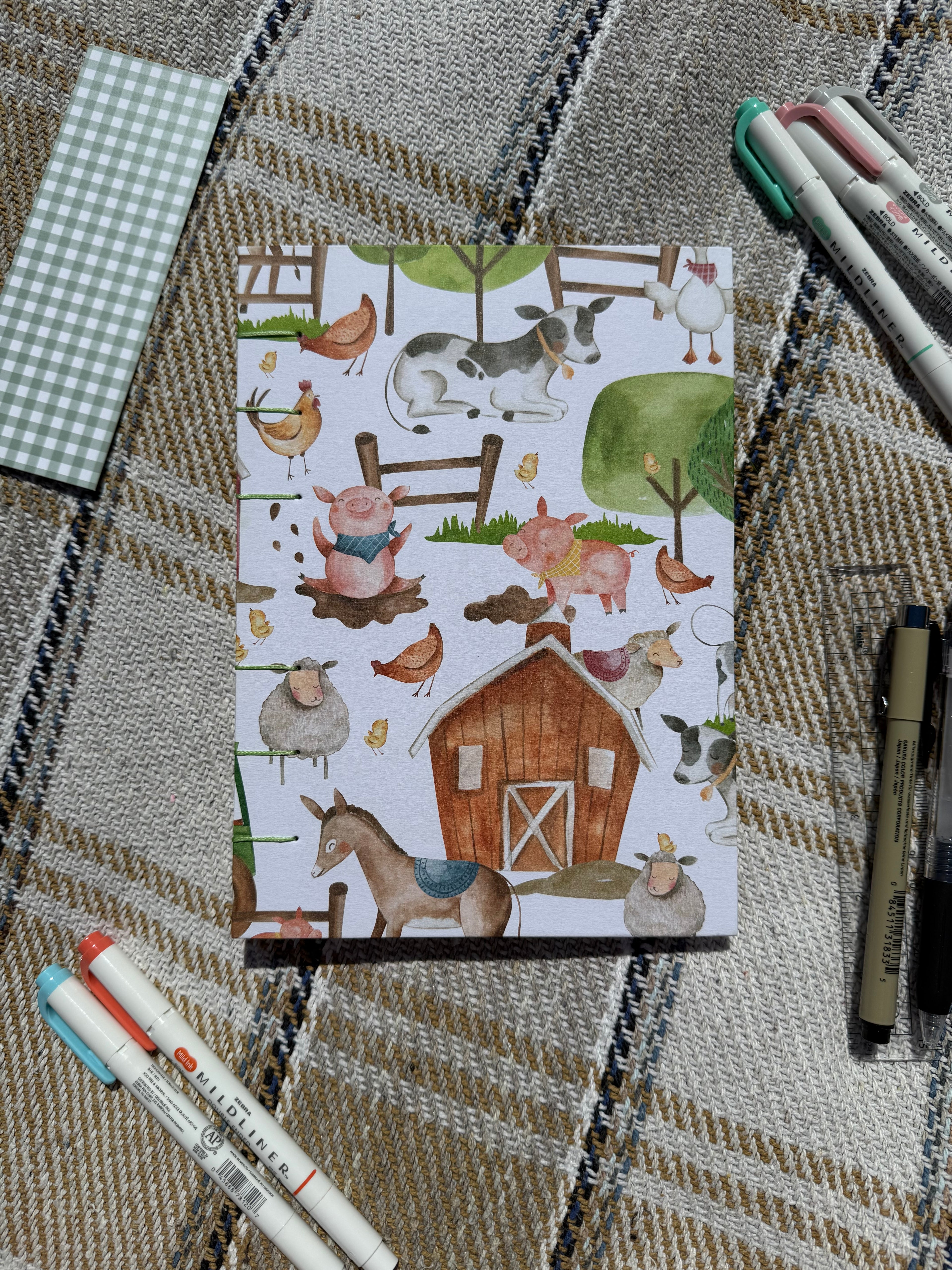 Hand sewn journals - special spine