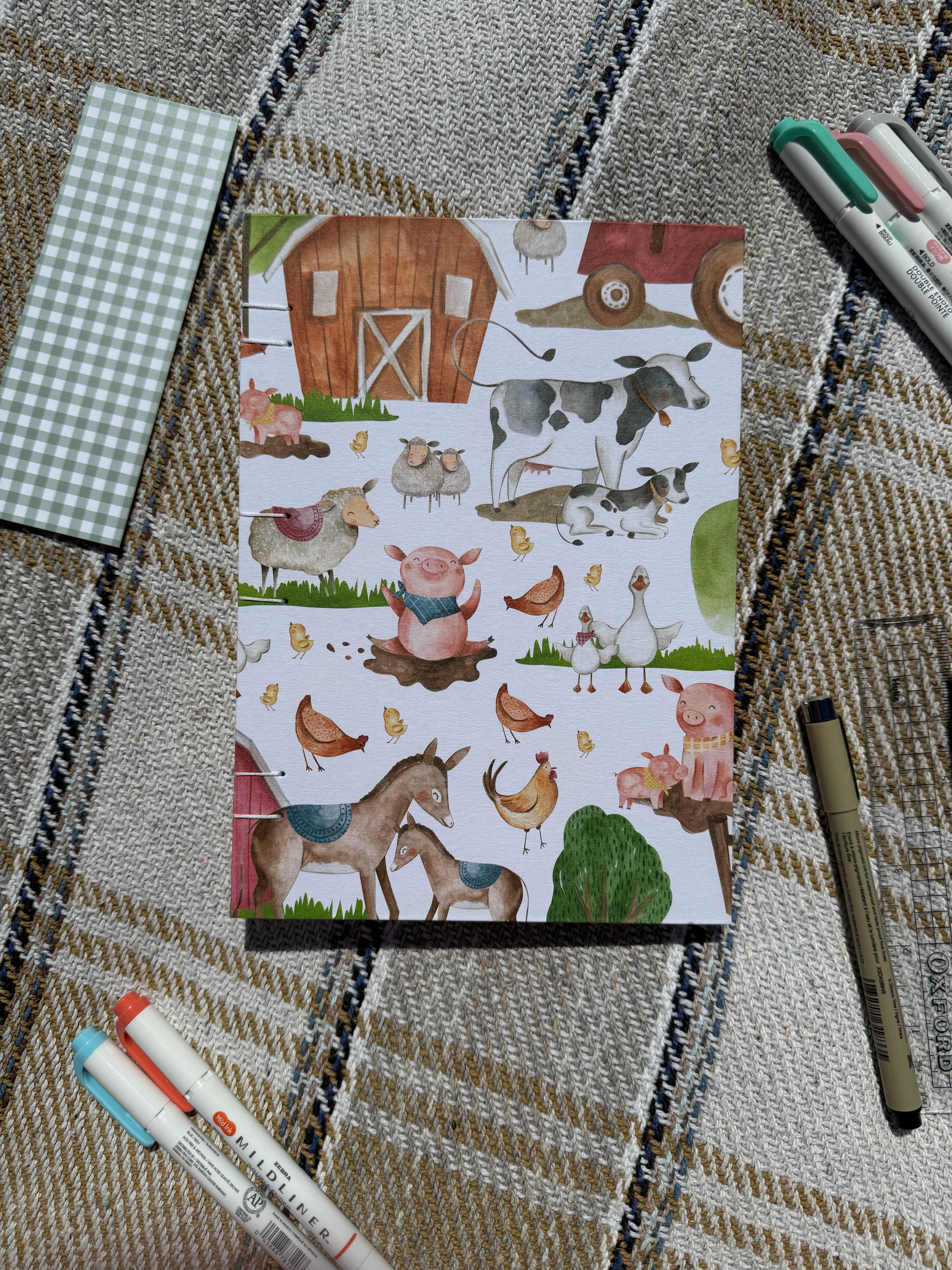 Hand sewn journals - special spine