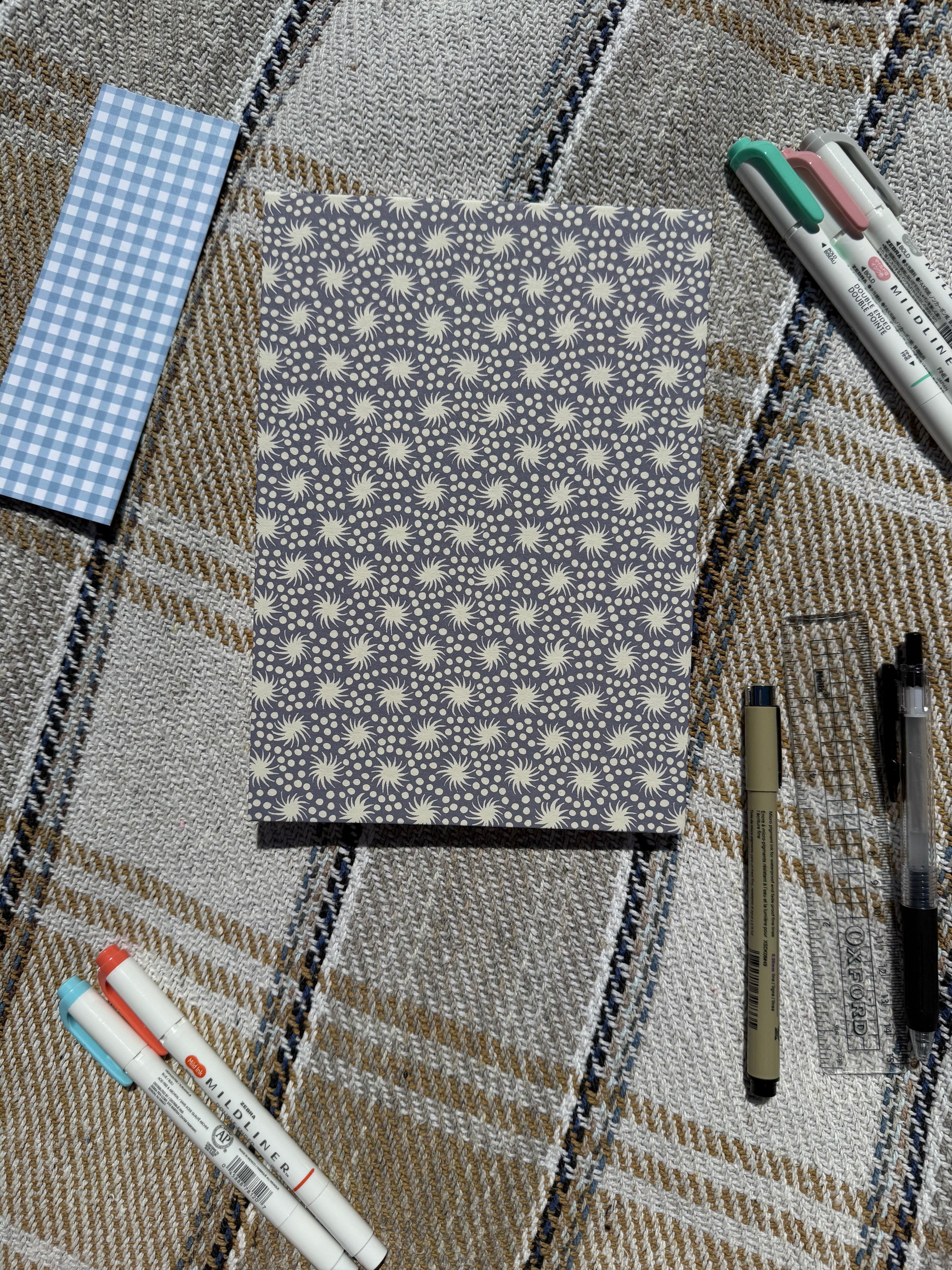 Hand sewn journals - plain spine