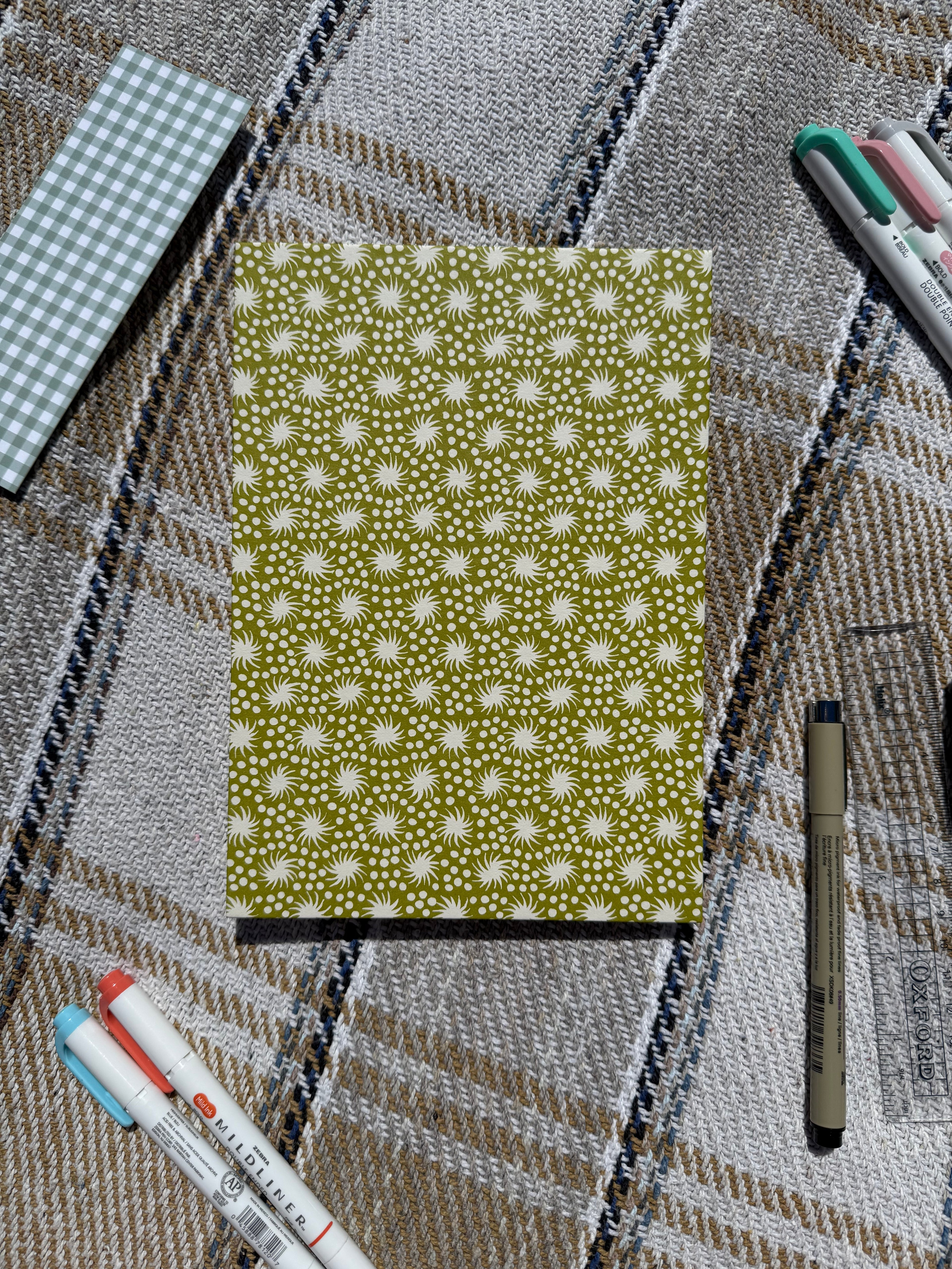 Hand sewn journals - plain spine