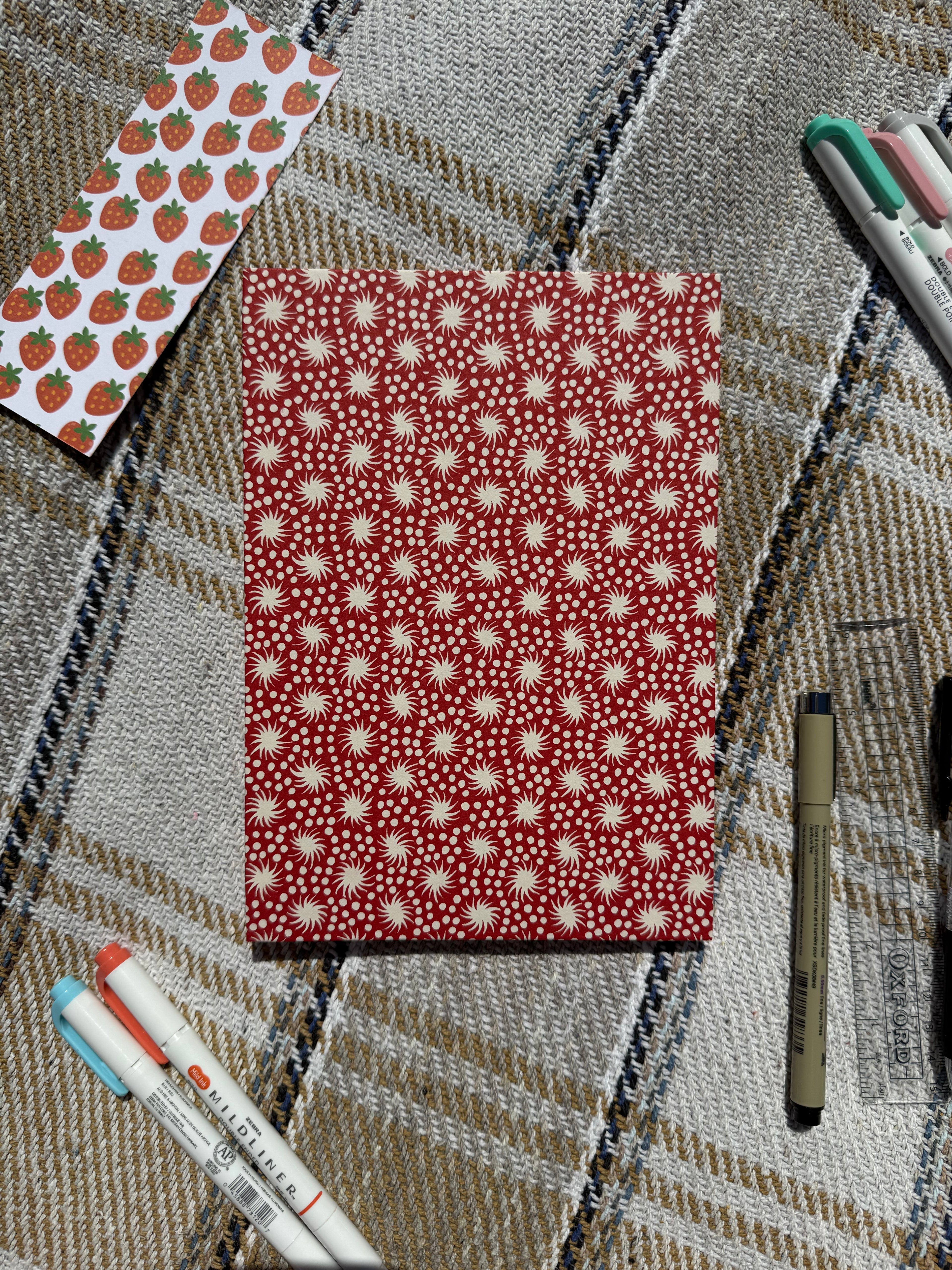 Hand sewn journals - plain spine
