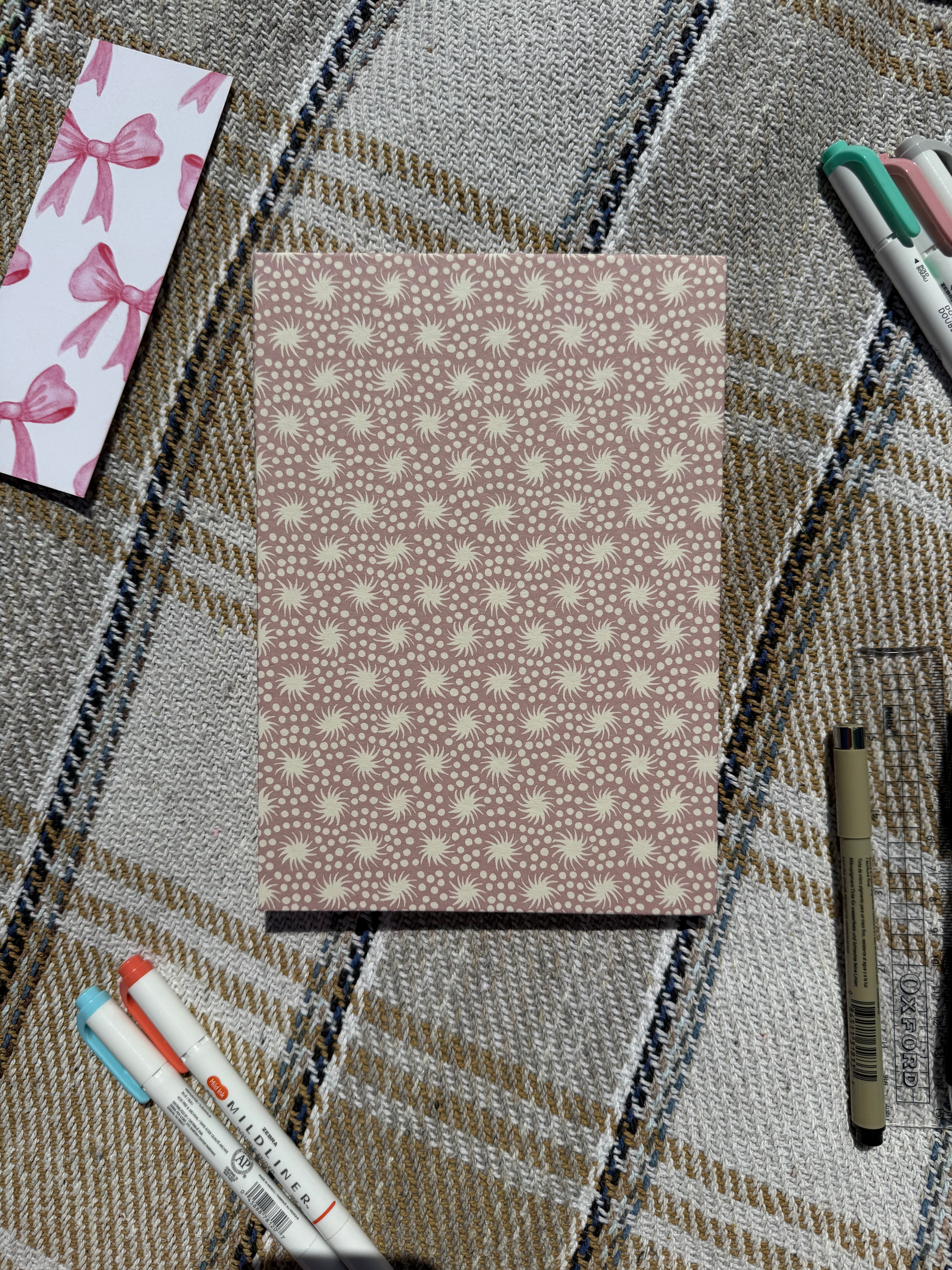 Hand sewn journals - plain spine