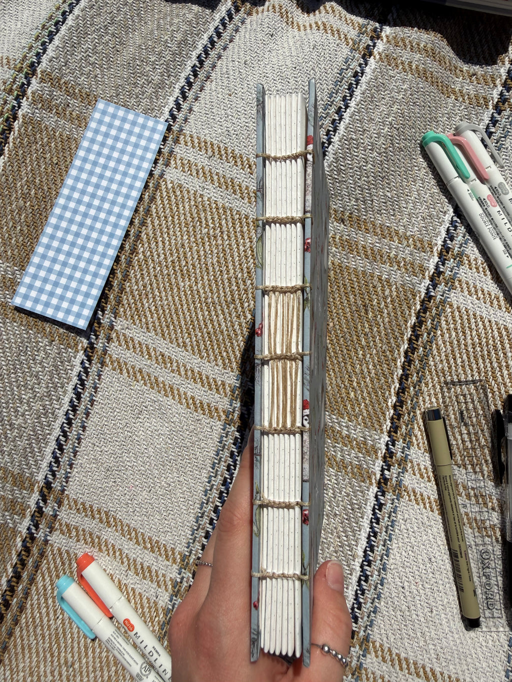 Hand sewn journals - special spine