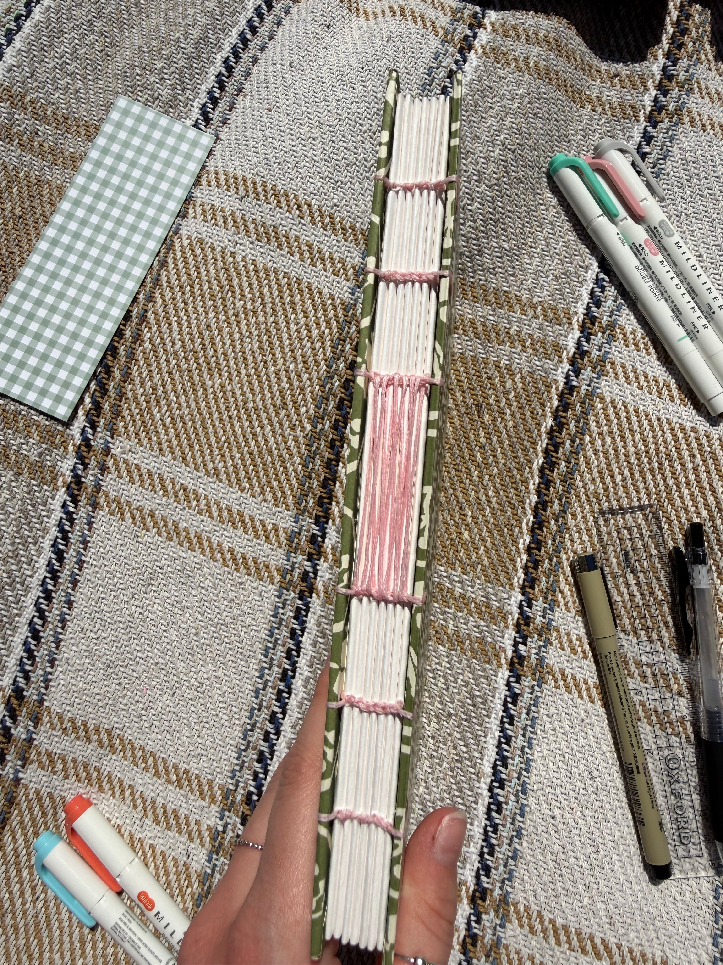 Hand sewn journals - special spine