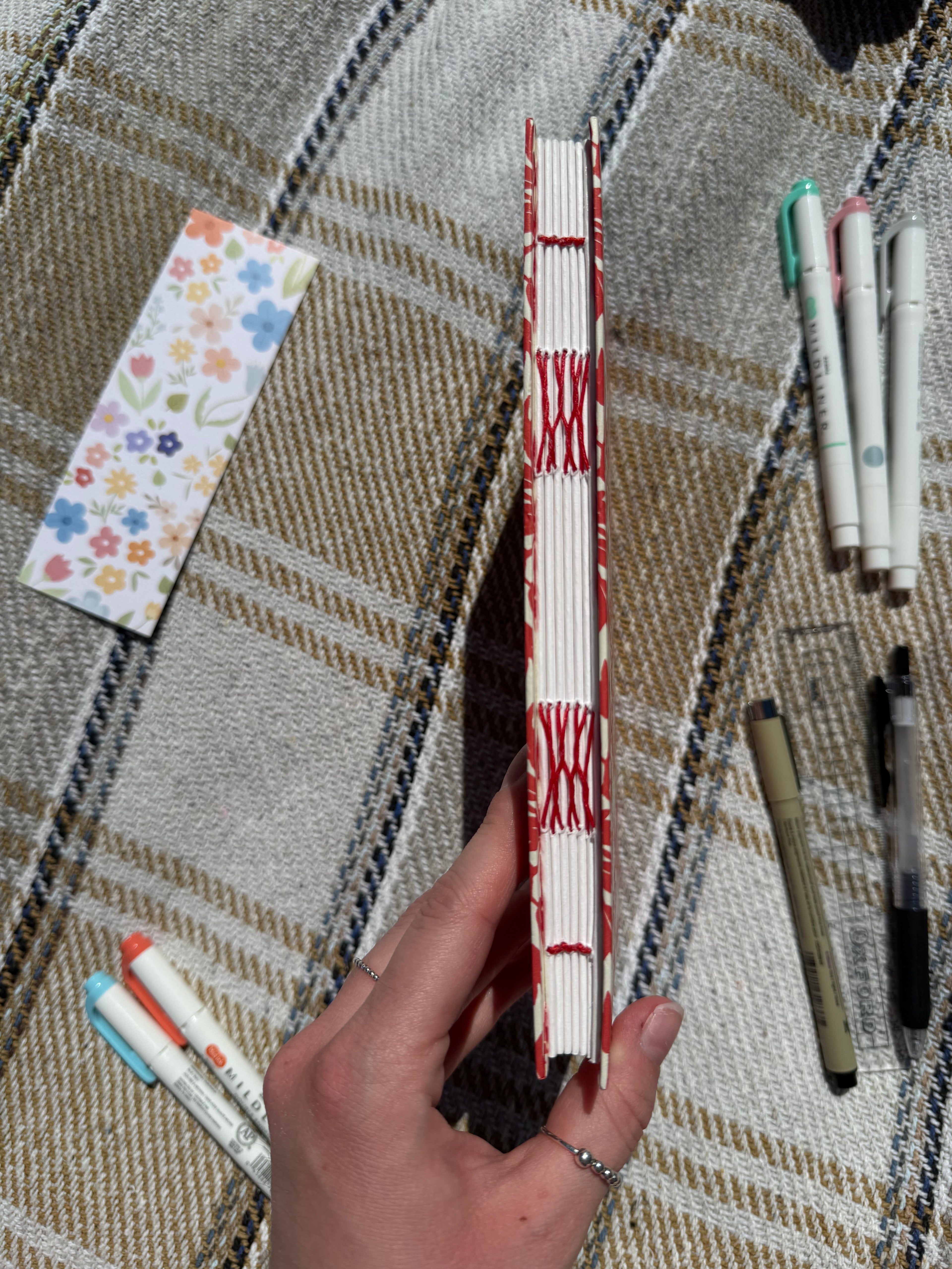 Hand sewn journals - plain spine 2