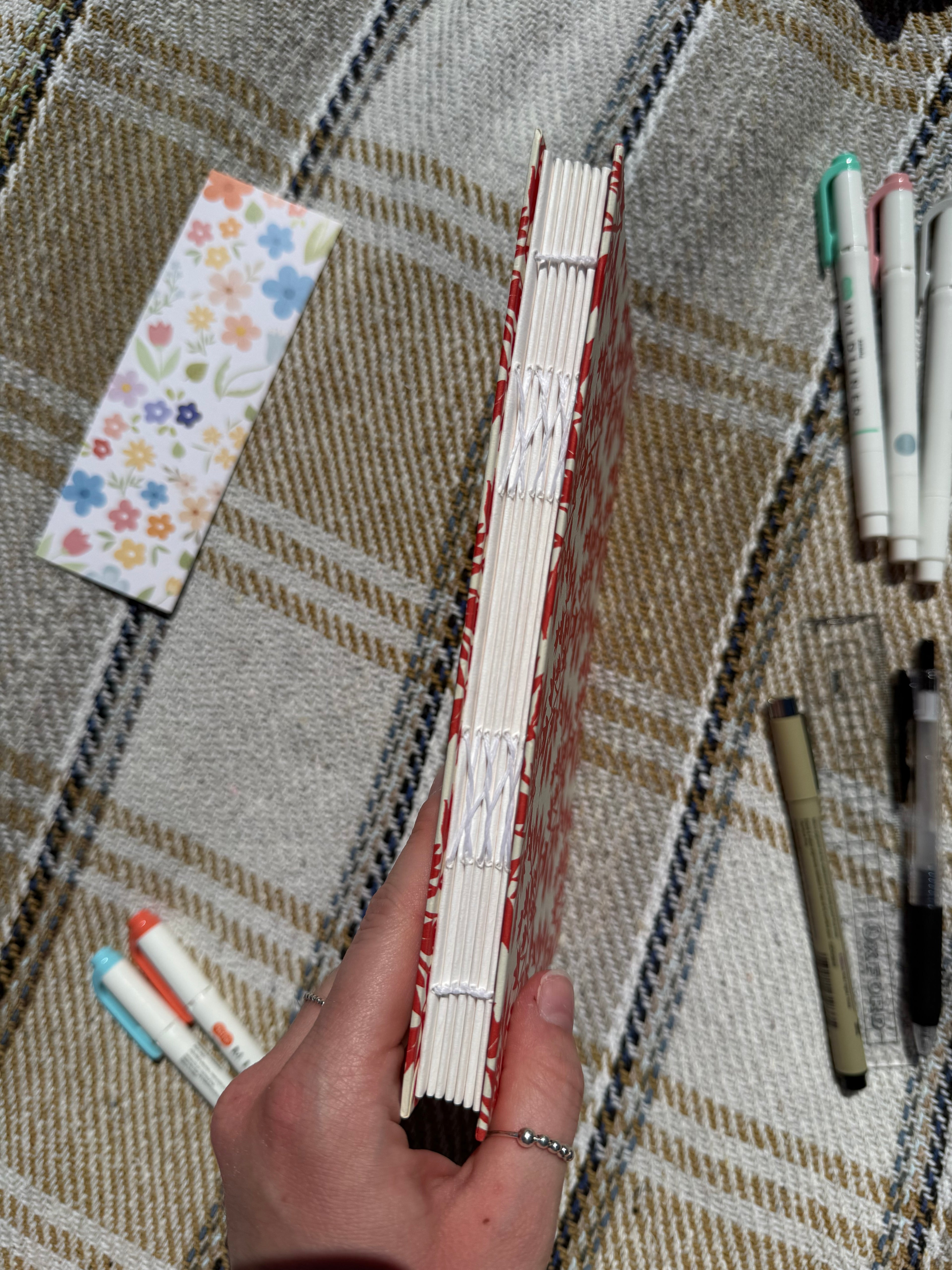 Hand sewn journals - plain spine 2