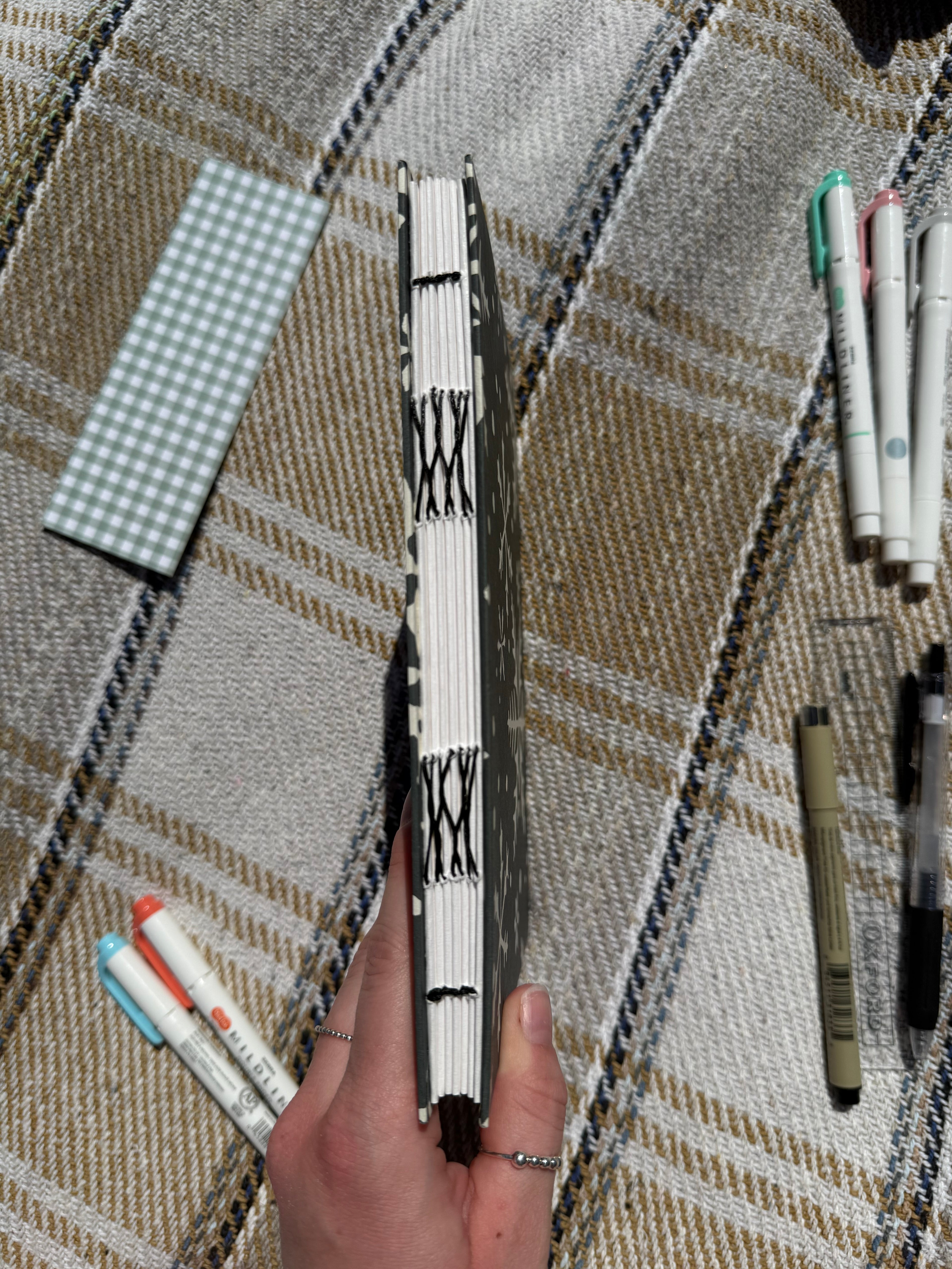 Hand sewn journals - plain spine 2