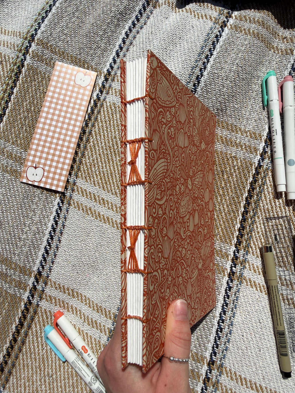 Hand sewn journals - special spine