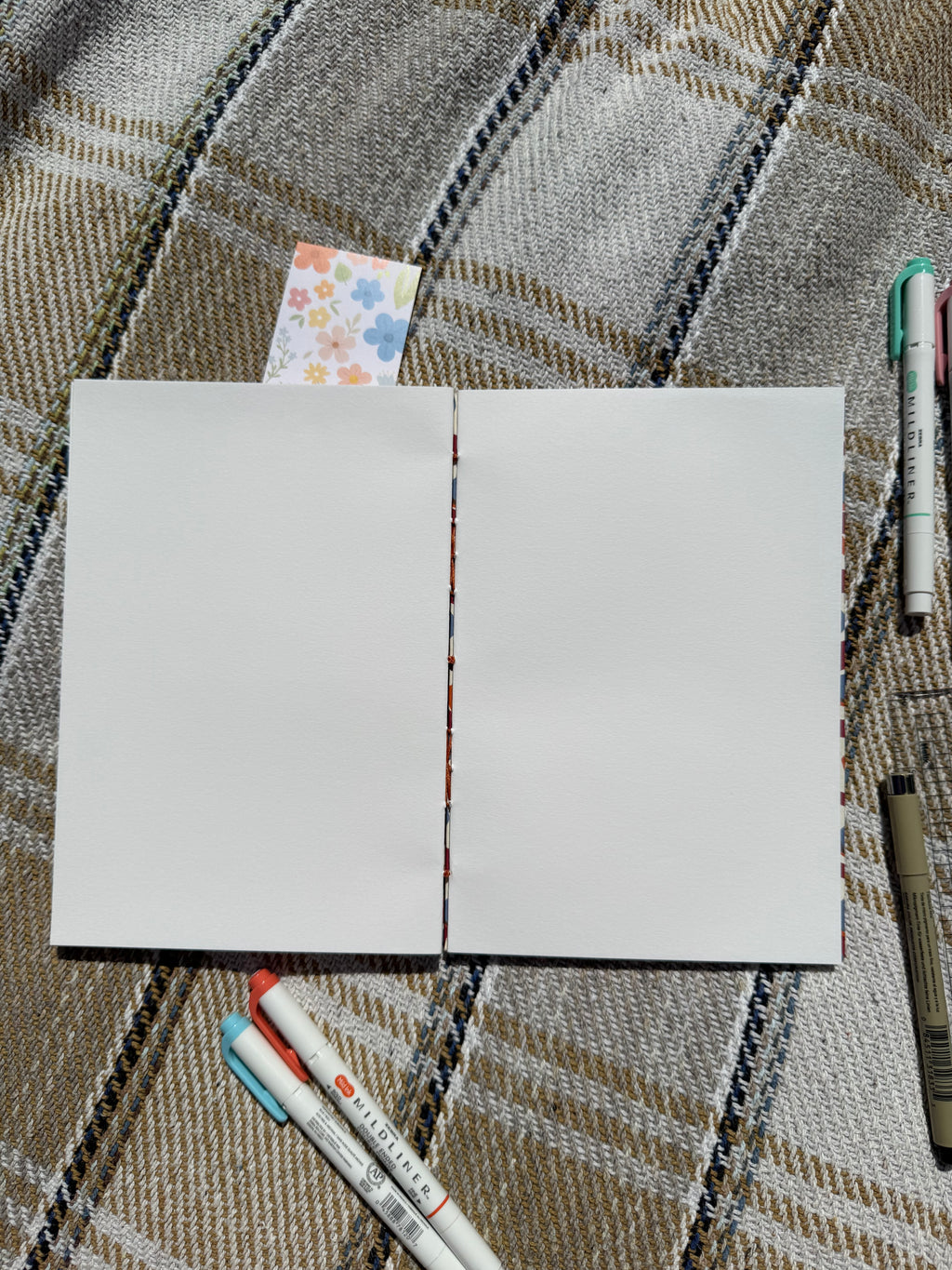 Hand sewn journals - plain spine