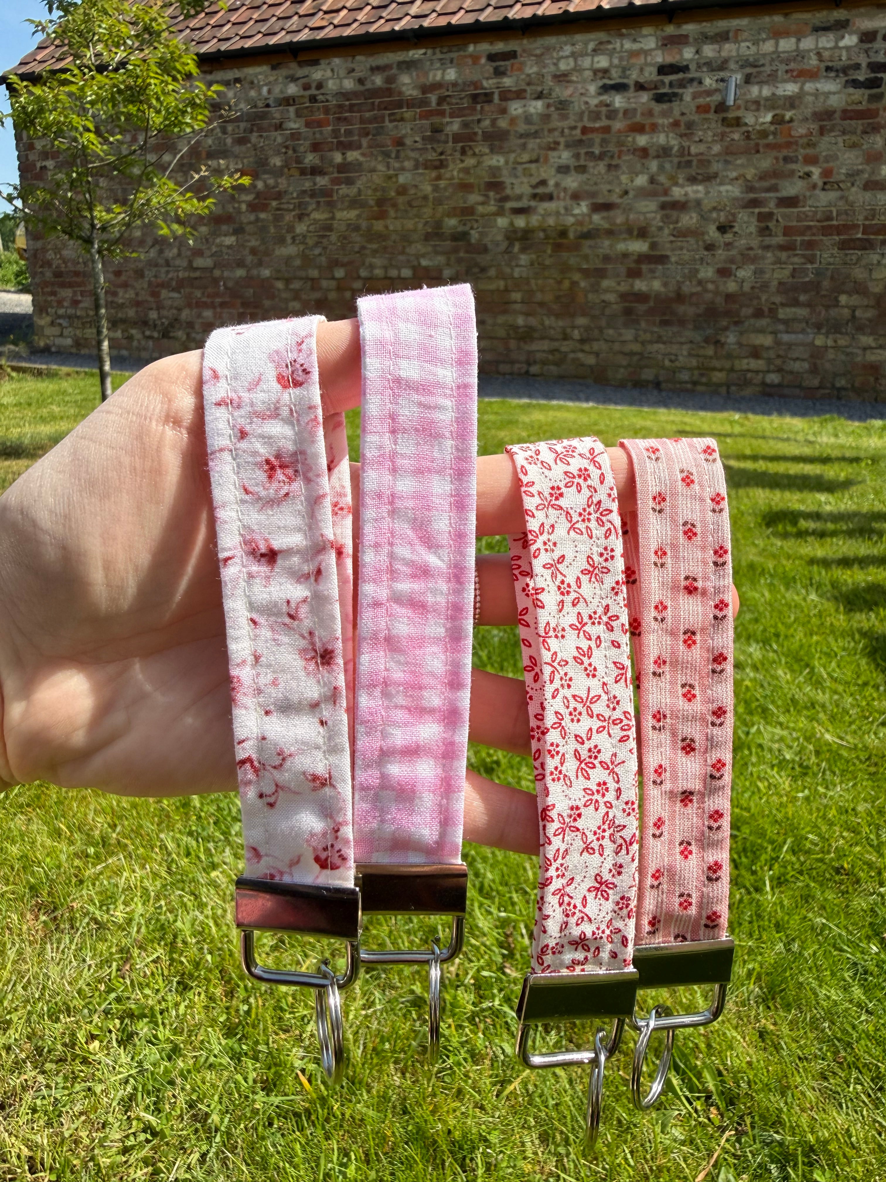 Pink wristlets