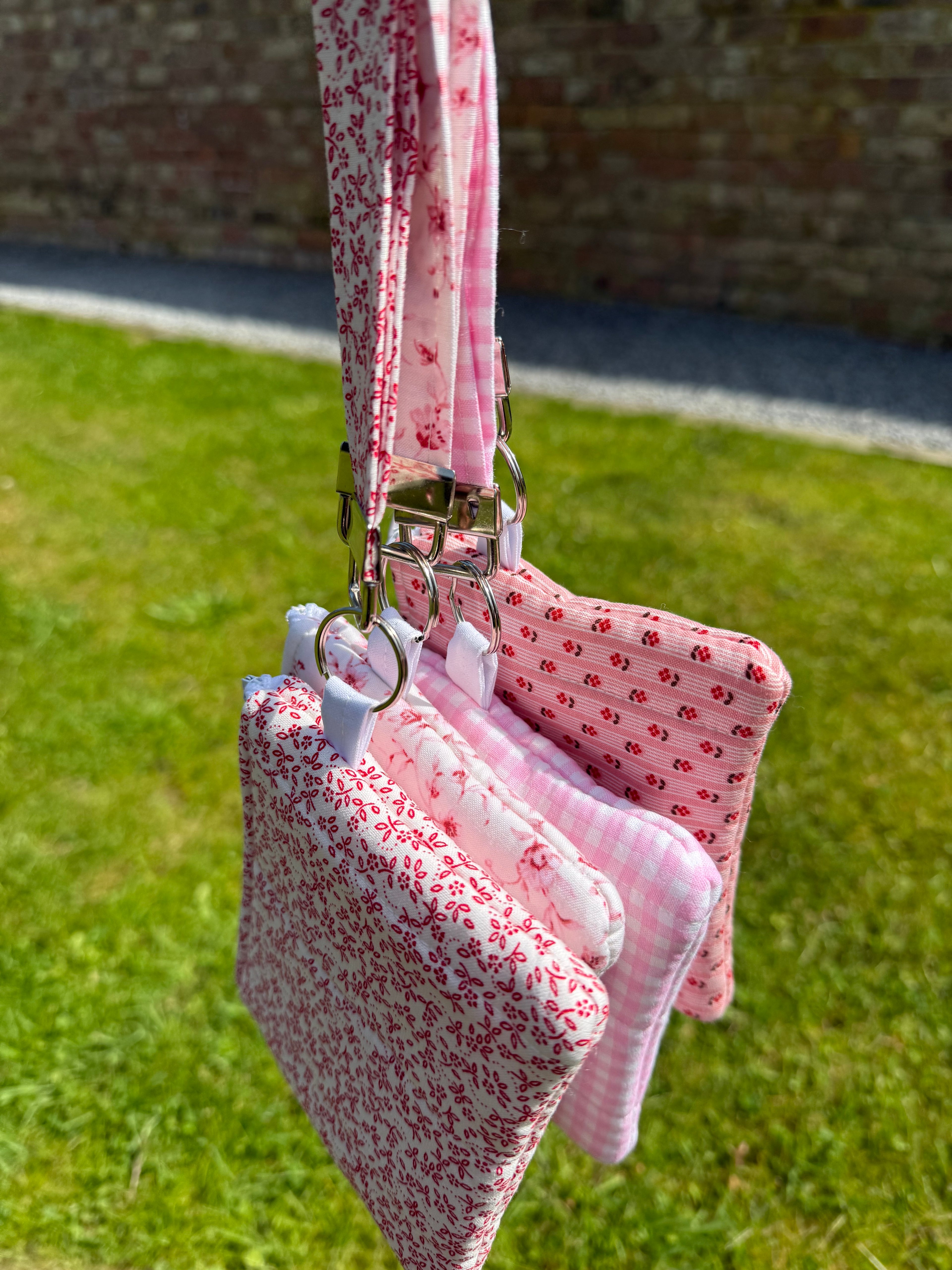 Pink wristlets