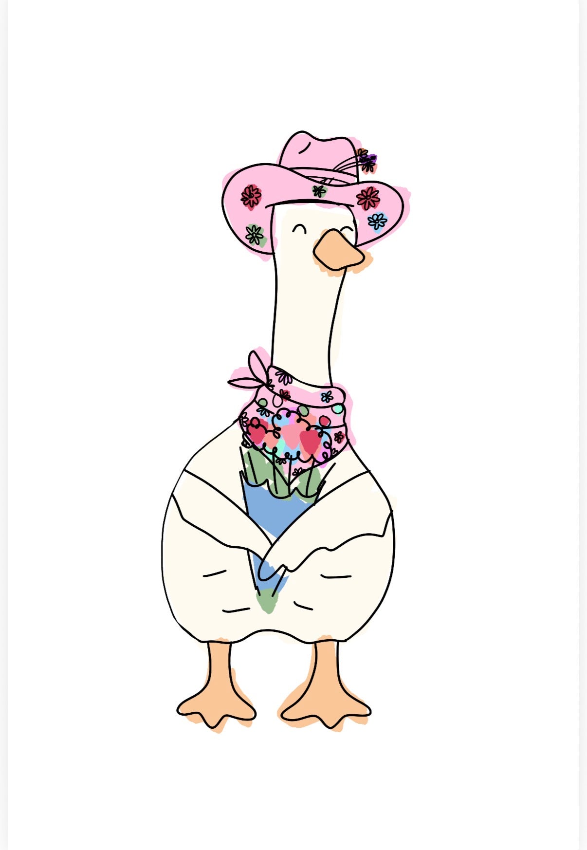 Flower and Goose gift card