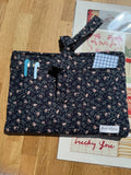 Navy floral *limited edition* Book sleeve