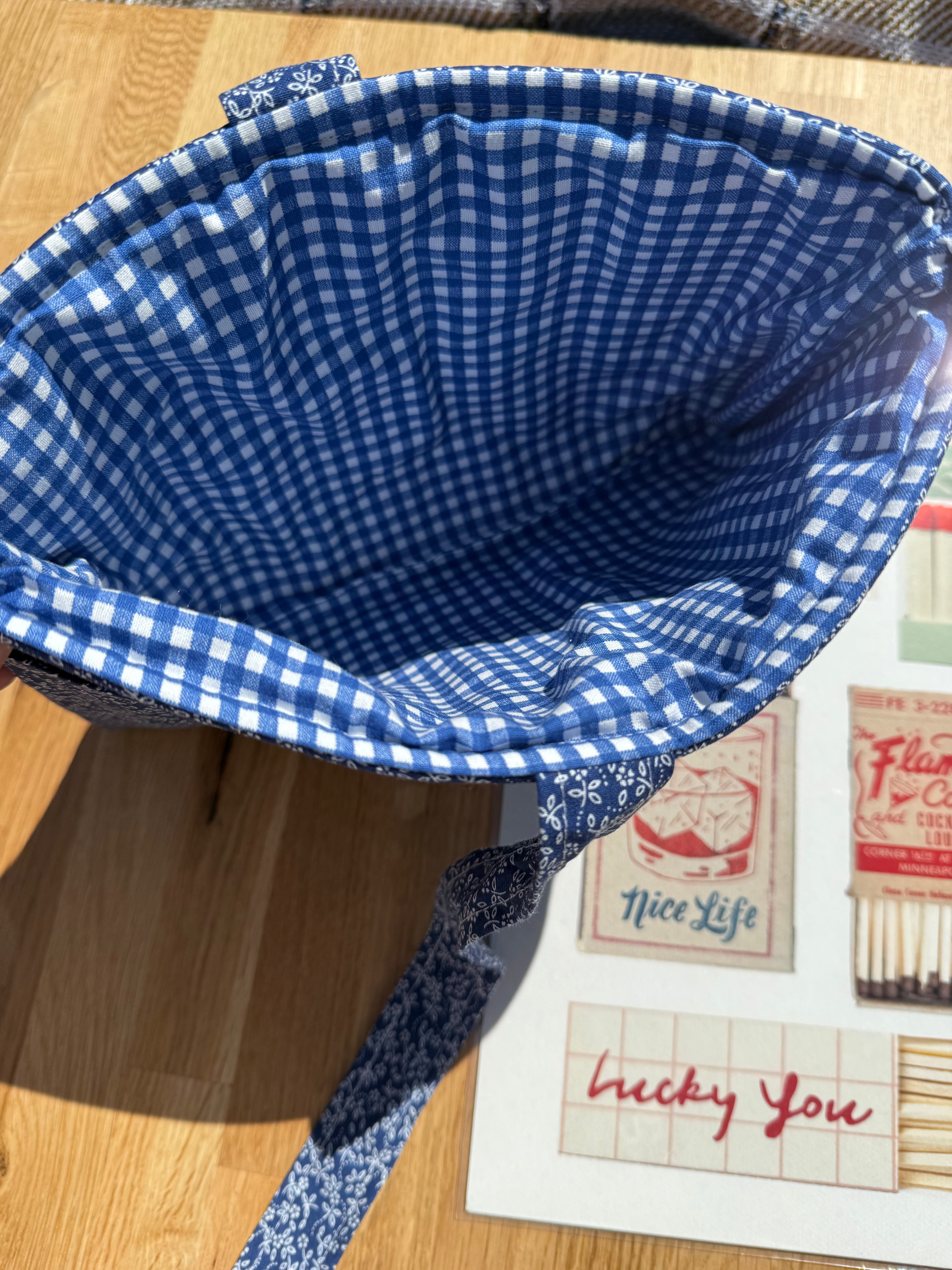 Ditsy blue *limited edition* Book sleeve