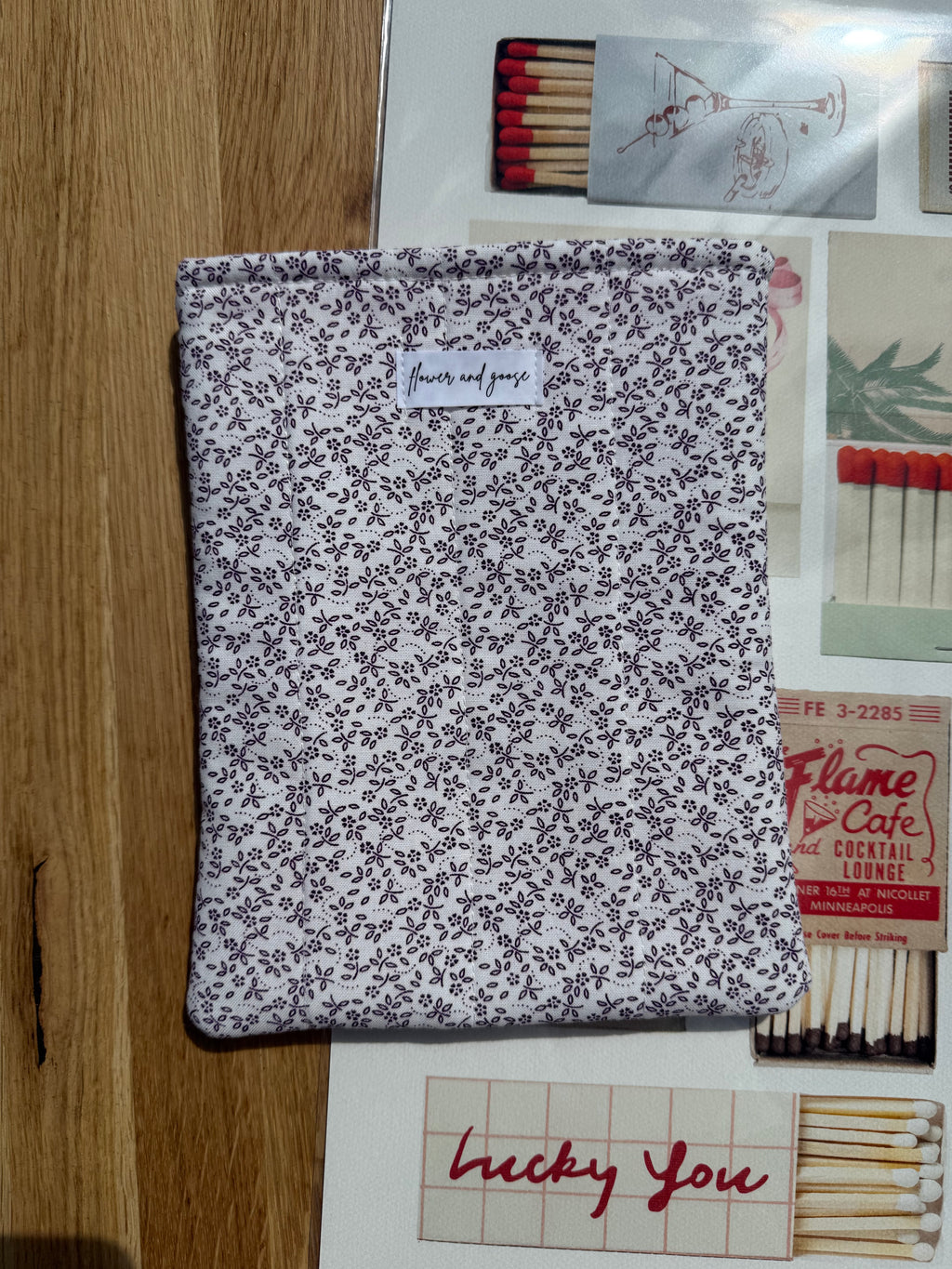 Ditsy purple floral *limited edition* kindle sleeve