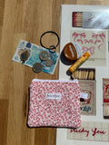 Ditsy red floral *limited edition* keychain wallet