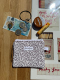 Ditsy purple floral *limited edition* keychain wallet