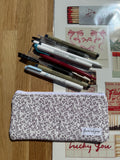 Ditsy purple floral *limited edition* pencil and glasses case