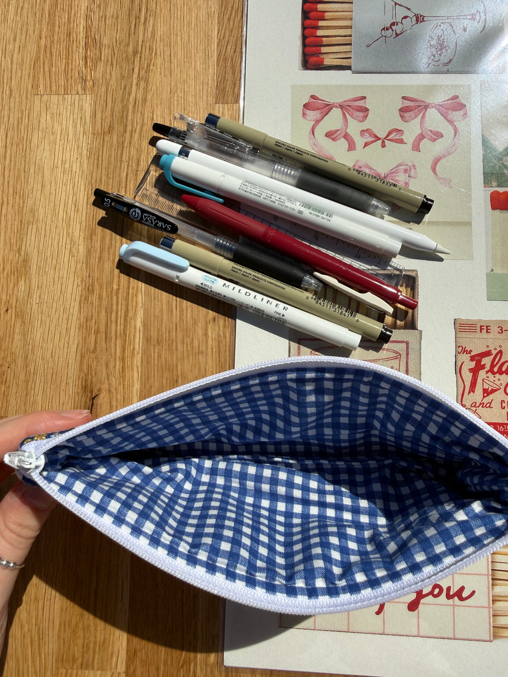Yorkshire blue *limited edition* pencil and glasses case