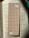 Autumnal brown apple bookmark