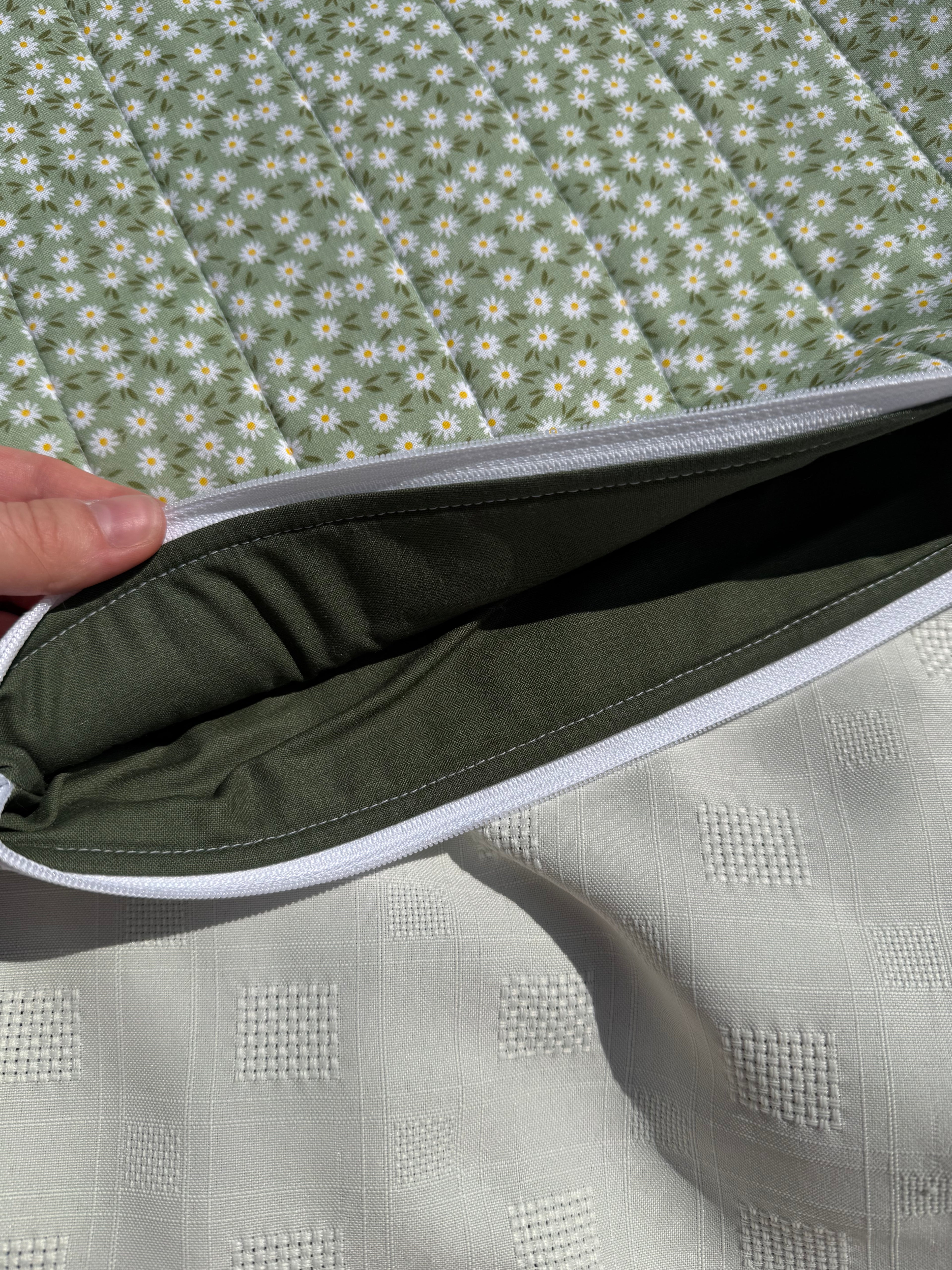 Limited edition green daisy laptop sleeve