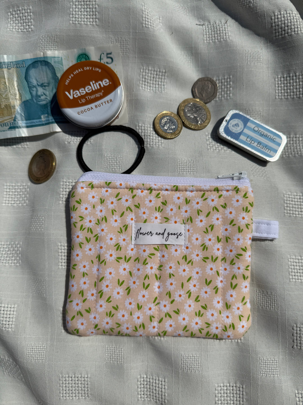 Limited edition green yellow keychain wallet