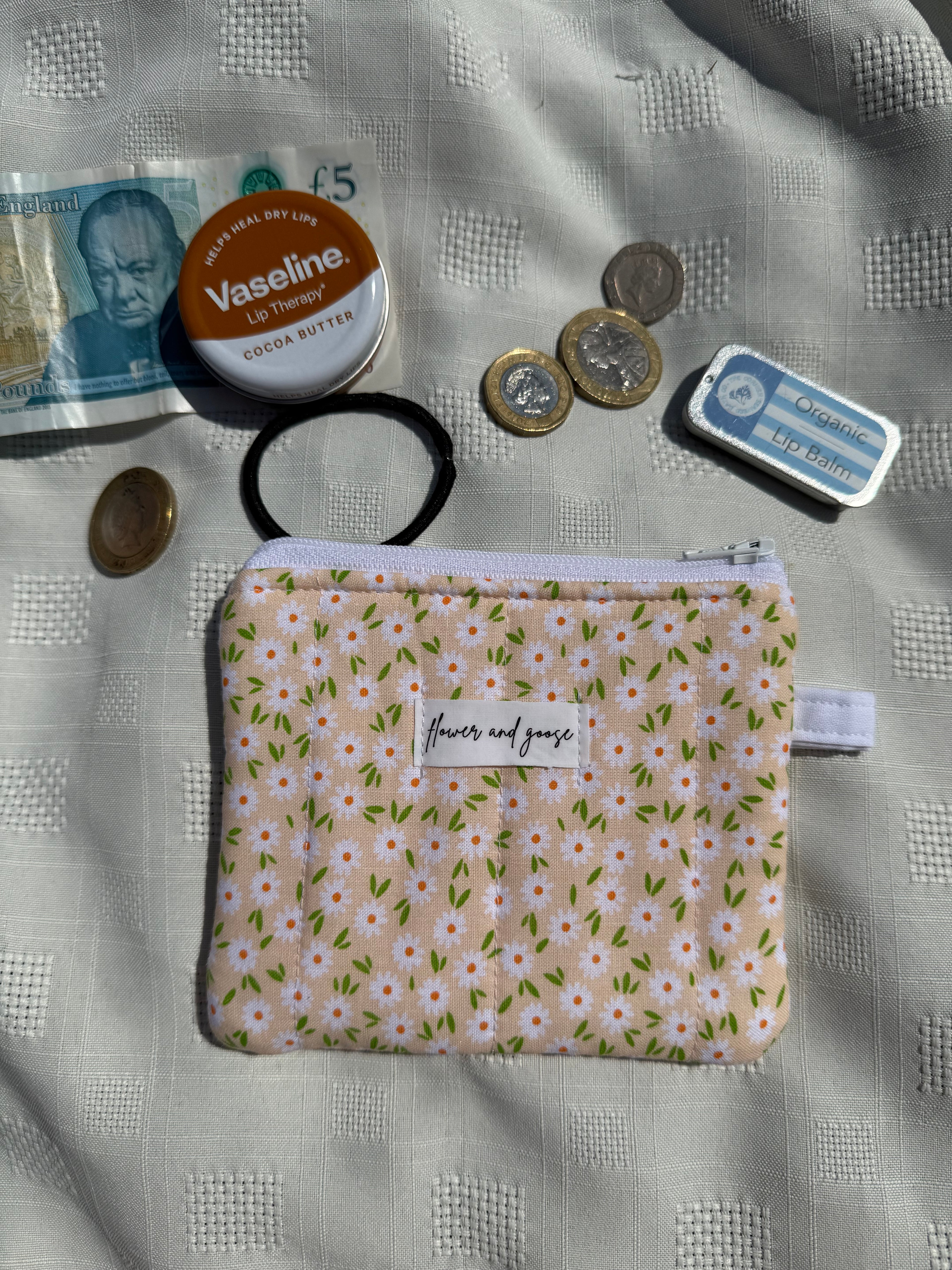 Limited edition green yellow keychain wallet