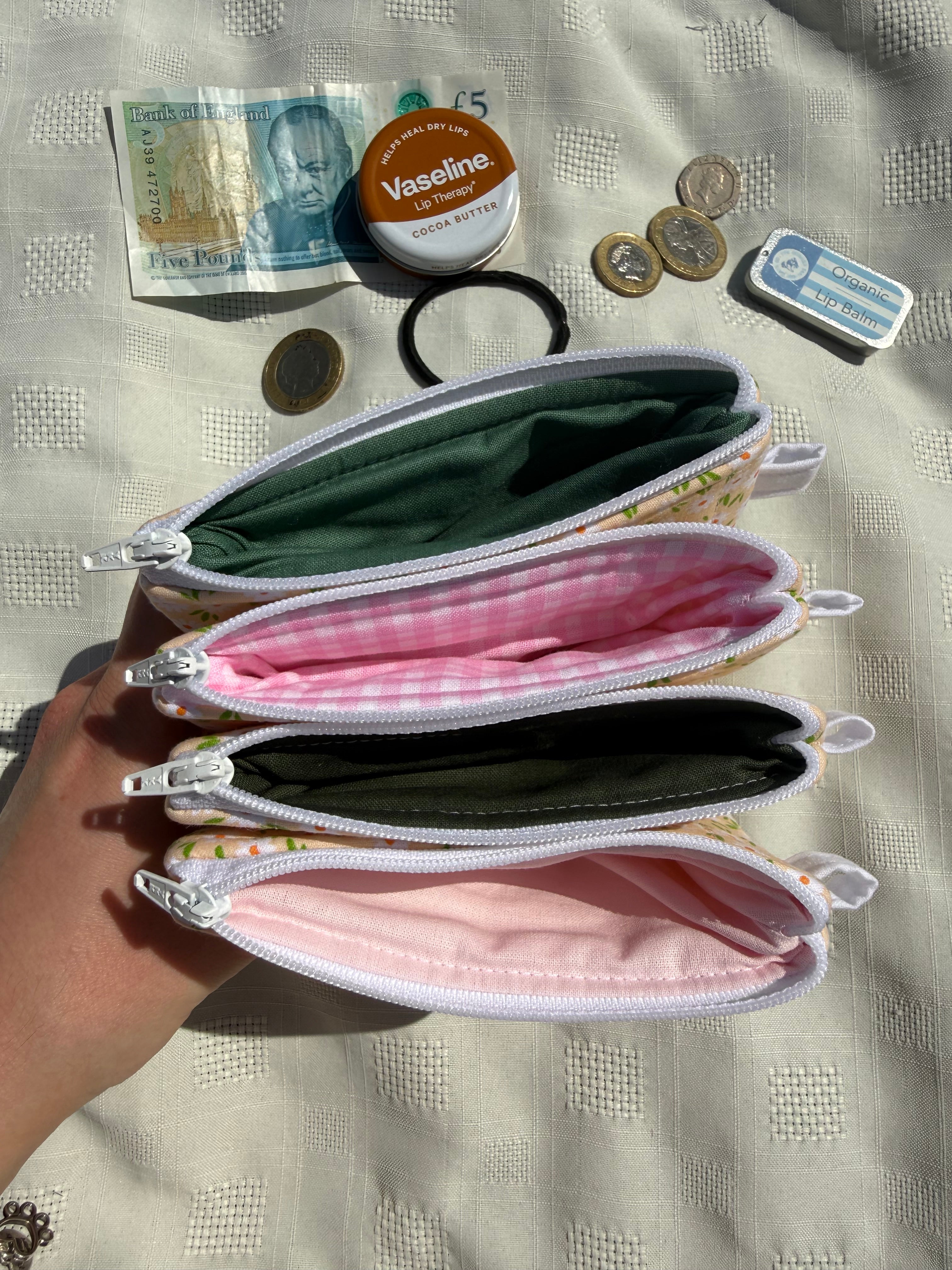 Limited edition green yellow keychain wallet