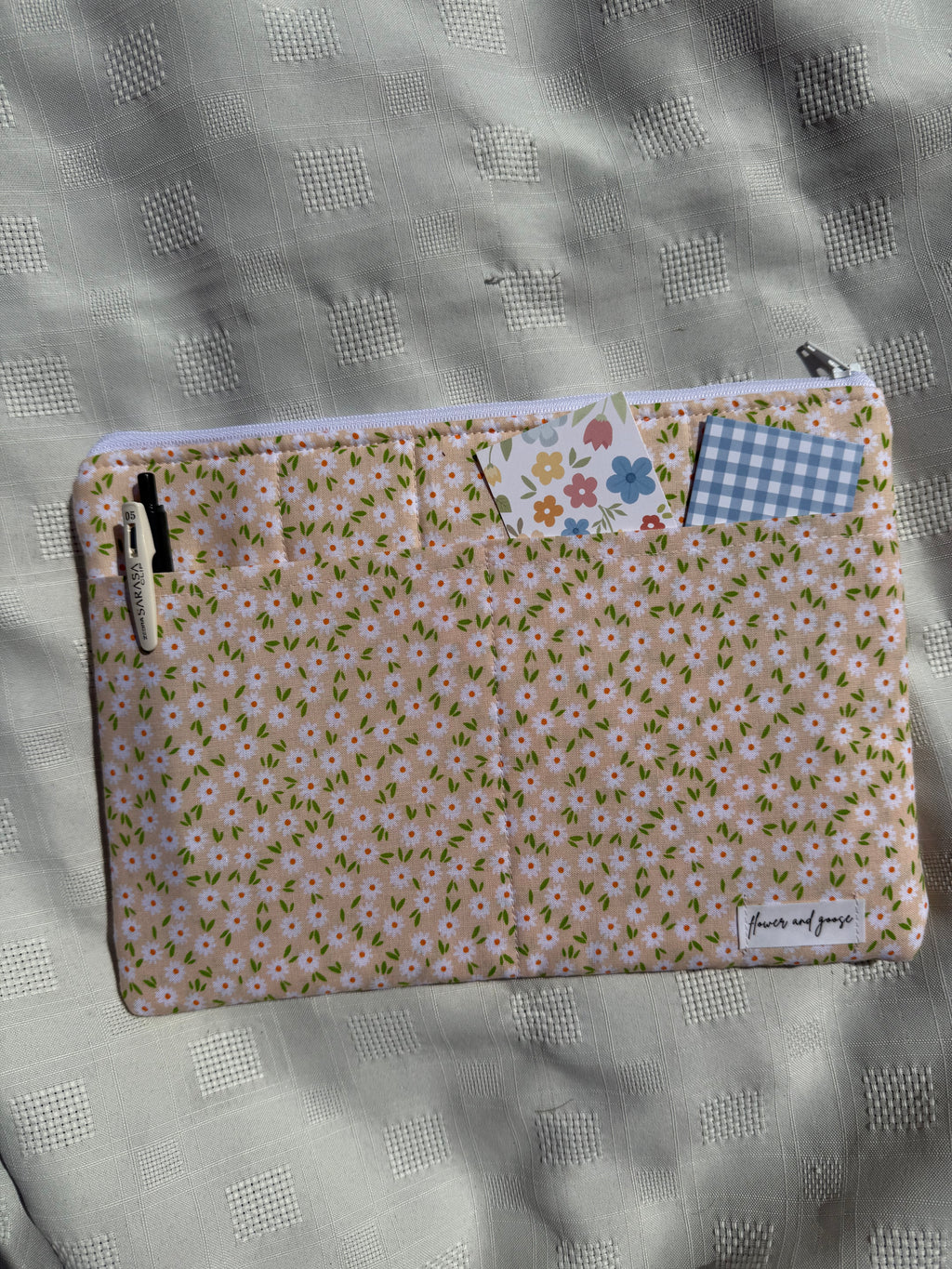 Limited edition yellow daisy book sleeve