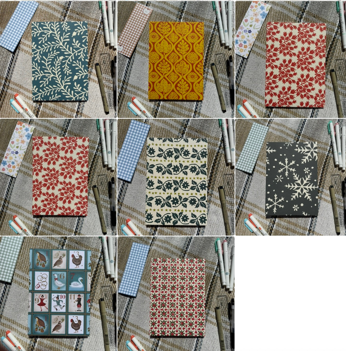 Hand sewn journals - plain spine 2